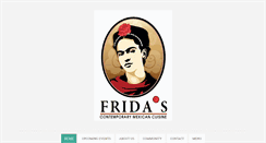 Desktop Screenshot of fridasmexicancuisine.com